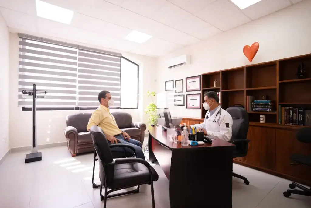 Lip Filler McAllen TX: What to Expect at Your First Visit 2 Beautique Medical Spa Patient in a consultation room at a physician-supervised medical practice in McAllen TX before a lip filler treatment